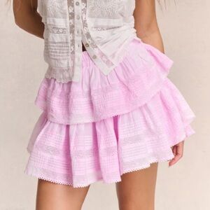 LoveShackFancy Ruffle Mini Heritage Skirt